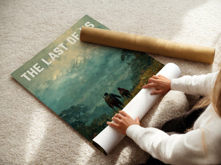 Post - Apocalyptic Landscape Art Print – Moody Survival Scene with Cinematic Detail - Just Great Posters