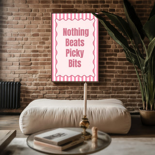 Picky Bits Poster – British Food Art - Just Great Posters
