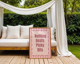 Picky Bits Poster – British Food Art - Just Great Posters