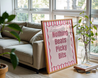 Picky Bits Poster – British Food Art - Just Great Posters