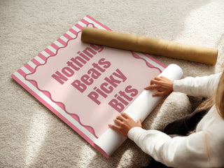 Picky Bits Poster – British Food Art - Just Great Posters