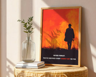 Survived Worst Days Poster - Just Great Posters