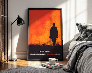 Survived Worst Days Poster - Just Great Posters