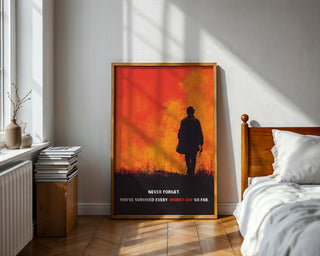 Survived Worst Days Poster - Just Great Posters