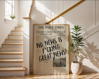 No News Is Great News Poster - Just Great Posters