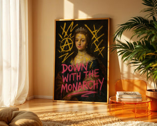 Punk Graffiti Art Print – Urban Street Art Poster, Grunge Wall Decor, Edgy Spray Paint Artwork, Rebellious Bold Design, Free Shipping - Just Great Posters