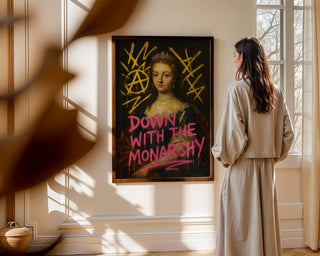 Punk Graffiti Art Print – Urban Street Art Poster, Grunge Wall Decor, Edgy Spray Paint Artwork, Rebellious Bold Design, Free Shipping - Just Great Posters