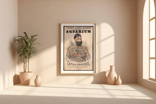Tattooed Sideshow Legend Poster Print – Circus Art – Vintage Freak Show Wall Art, Illustrated Body Tattoo Print - Just Great Posters