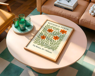 Botanical Wall Art, Italian Flower Poster, Greenery Plant Print, Milano Travel Decor, 260gsm Paper, Free Shipping - Just Great Posters