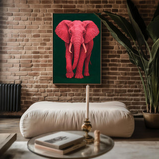 Elephant Wall Art Print | Majestic Wildlife Poster in Neutral Tones | Safari Animal Home Decor | Free Shipping on All Sizes - Just Great Posters