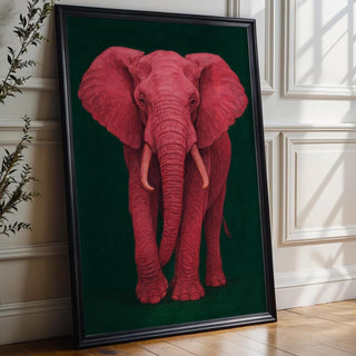 Elephant Wall Art Print | Majestic Wildlife Poster in Neutral Tones | Safari Animal Home Decor | Free Shipping on All Sizes - Just Great Posters