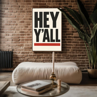 Southern Saying Wall Art - Bold Typography Poster - Funny Country Print - Western Home Decor - Southern Phrase Art - Free Shipping - Just Great Posters