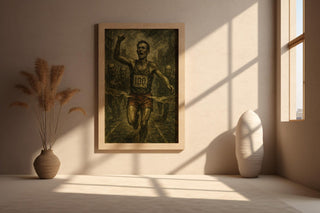 Zombie Apocalypse Runner Print | Horror Running Wall Art | Undead Marathon Poster | Dark Humor Survival Art | Free Shipping - Just Great Posters