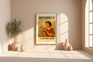 Mothers Vintage Poster | Retro Ladybird Book - Style Art Print for Mom | Midcentury Gift Wall Art for Mother’s Day | Free Shipping Always - Just Great Posters