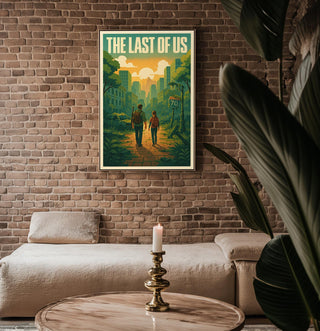 The Last of Us Poster | Retro - Inspired Video Game Wall Art Print | Post - Apocalyptic Fan Decor for Gamers & Collectors | Free Shipping - Just Great Posters