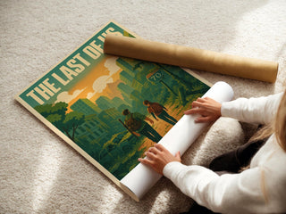 The Last of Us Poster | Retro - Inspired Video Game Wall Art Print | Post - Apocalyptic Fan Decor for Gamers & Collectors | Free Shipping - Just Great Posters