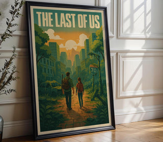 The Last of Us Poster | Retro - Inspired Video Game Wall Art Print | Post - Apocalyptic Fan Decor for Gamers & Collectors | Free Shipping - Just Great Posters