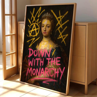 Punk Graffiti Art Print – Urban Street Art Poster, Grunge Wall Decor, Edgy Spray Paint Artwork, Rebellious Bold Design, Free Shipping - Just Great Posters