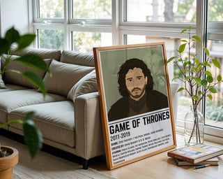 Game of Thrones Character Poster | Minimalist Fantasy TV Fan Art | Dark Medieval - Inspired Print for Pop Culture Wall and GOT Lovers - Just Great Posters