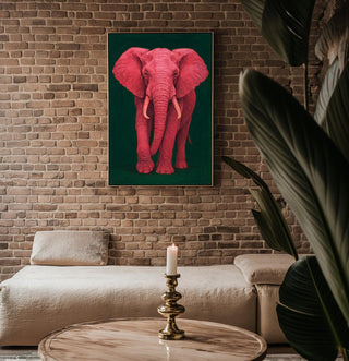 Elephant Wall Art Print | Majestic Wildlife Poster in Neutral Tones | Safari Animal Home Decor | Free Shipping on All Sizes - Just Great Posters