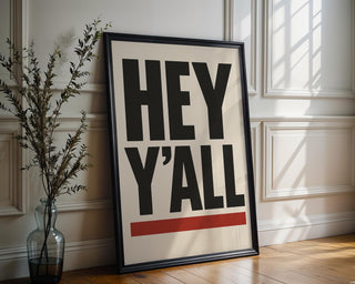 Southern Saying Wall Art - Bold Typography Poster - Funny Country Print - Western Home Decor - Southern Phrase Art - Free Shipping - Just Great Posters