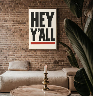 Southern Saying Wall Art - Bold Typography Poster - Funny Country Print - Western Home Decor - Southern Phrase Art - Free Shipping - Just Great Posters