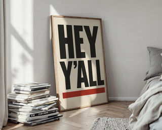 Southern Saying Wall Art - Bold Typography Poster - Funny Country Print - Western Home Decor - Southern Phrase Art - Free Shipping - Just Great Posters