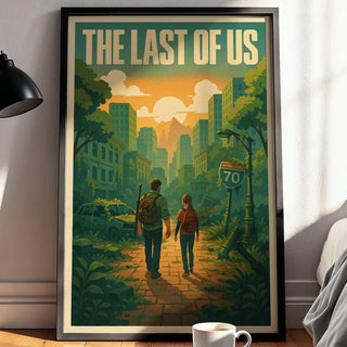 The Last of Us Poster | Retro - Inspired Video Game Wall Art Print | Post - Apocalyptic Fan Decor for Gamers & Collectors | Free Shipping - Just Great Posters