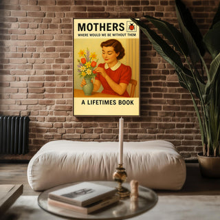 Mothers Vintage Poster | Retro Ladybird Book - Style Art Print for Mom | Midcentury Gift Wall Art for Mother’s Day | Free Shipping Always - Just Great Posters