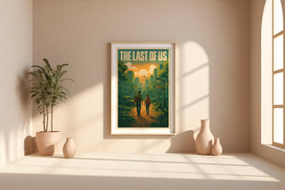 The Last of Us Poster | Retro - Inspired Video Game Wall Art Print | Post - Apocalyptic Fan Decor for Gamers & Collectors | Free Shipping - Just Great Posters