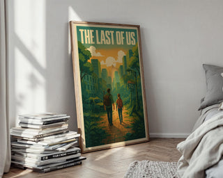 The Last of Us Poster | Retro - Inspired Video Game Wall Art Print | Post - Apocalyptic Fan Decor for Gamers & Collectors | Free Shipping - Just Great Posters