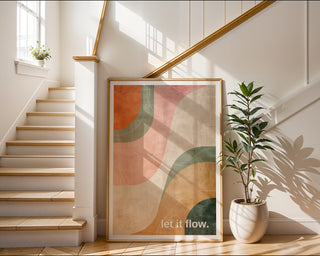 let it flow. – Gentle Motion Art Print - Just Great Posters