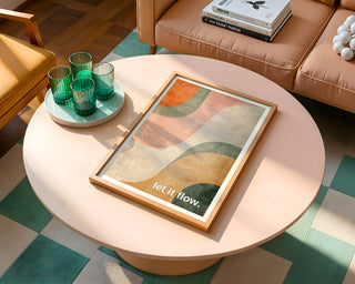 let it flow. – Gentle Motion Art Print - Just Great Posters