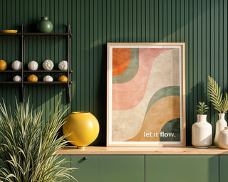 let it flow. – Gentle Motion Art Print - Just Great Posters