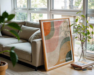 let it flow. – Gentle Motion Art Print - Just Great Posters