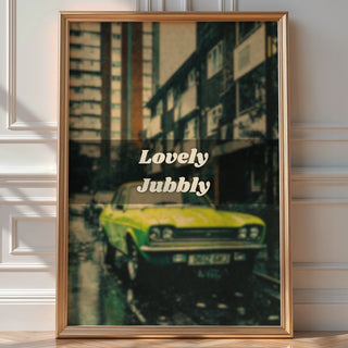 Lovely Jubbly Retro Car Poster - Just Great Posters