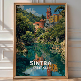 Sintra Portugal Travel Poster Print - Just Great Posters