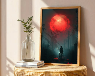 Red Sun Sci - Fi Dystopian Poster - Just Great Posters