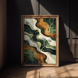 “Root & River” Organic Abstract Print - Just Great Posters