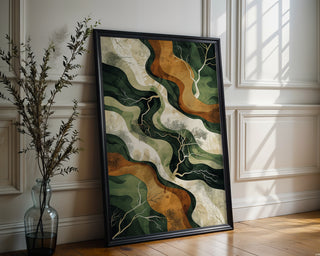 “Root & River” Organic Abstract Print - Just Great Posters