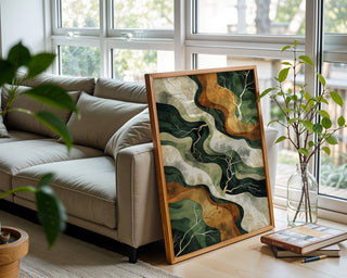 “Root & River” Organic Abstract Print - Just Great Posters