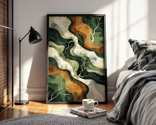 “Root & River” Organic Abstract Print - Just Great Posters
