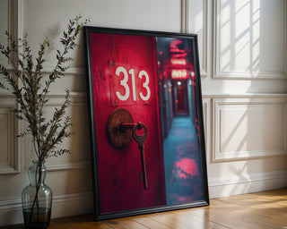 Horror Room 313 Motel Key Poster - Just Great Posters