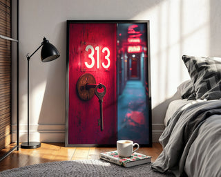 Horror Room 313 Motel Key Poster - Just Great Posters