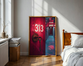 Horror Room 313 Motel Key Poster - Just Great Posters