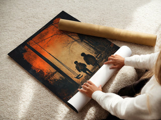 Haunting Kids Swing Poster – Moody Art - Just Great Posters