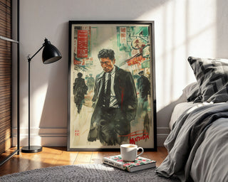 Tokyo Noir Poster – Retro Japanese Crime Film Art Print - Just Great Posters