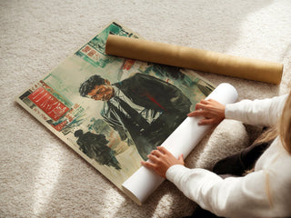 Tokyo Noir Poster – Retro Japanese Crime Film Art Print - Just Great Posters