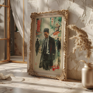 Tokyo Noir Poster – Retro Japanese Crime Film Art Print - Just Great Posters