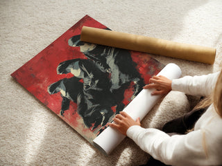 Skateboarding Nuns Poster – Rebellious Religious Art with Street Style Twist - Just Great Posters